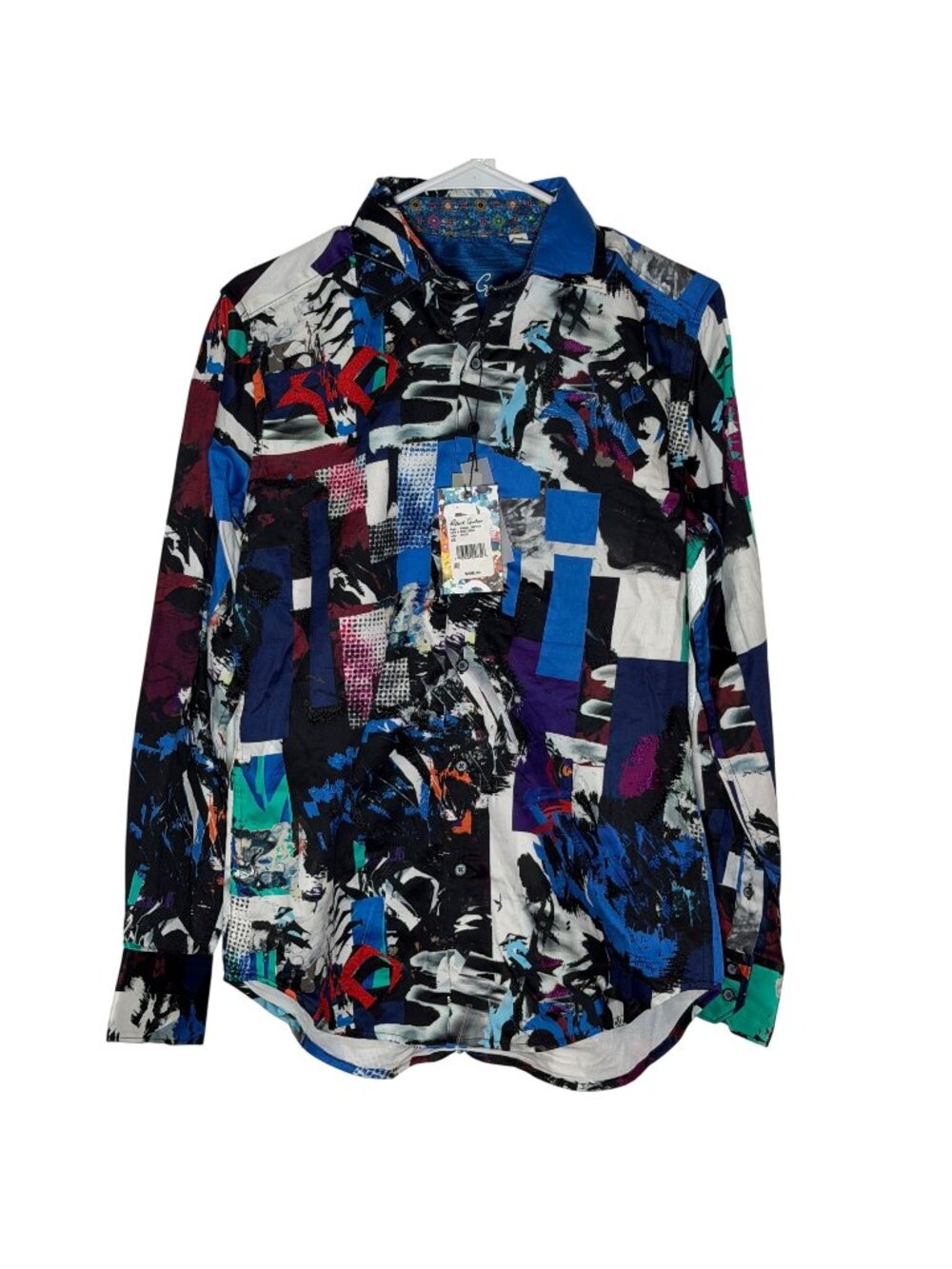 Robert Graham Subject Matter Abstract Dress Shirt Men's Size XS NWT!